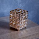 Ver imagem 4 de Porta Objeto Decorativo Dourado de Metal 12x09x09