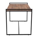 Ver imagem 2 de Mesa De Jantar Retangular 4 Lugares Preto Industrial