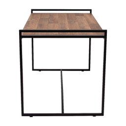 Mesa De Jantar Retangular 4 Lugares Preto Industrial - 2