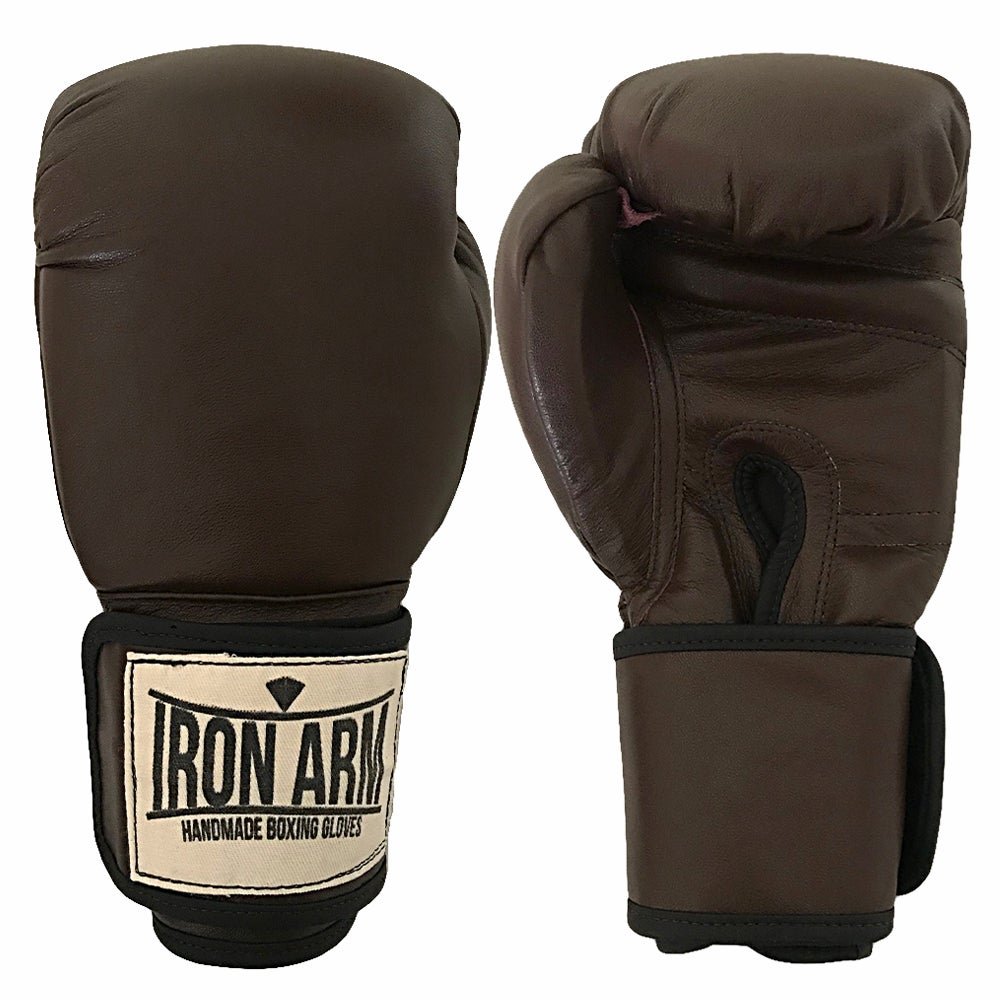 Luva de Boxe Muay Thai Pro Brown Bull Velcro Iron Arm - 2