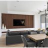 Painel Ripado Eco Placa 290 x 16 x 2,5 cm WPC Nogueira - 3