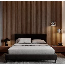 Painel Ripado Eco Placa 290 x 16 x 2,5 cm WPC Nogueira - 2