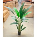 Ver imagem 3 de Bananeira Artificial Grande Folhas Planta Decoração 150cm