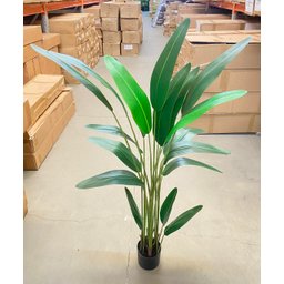 Bananeira Artificial Grande Folhas Planta Decoração 150cm - 3