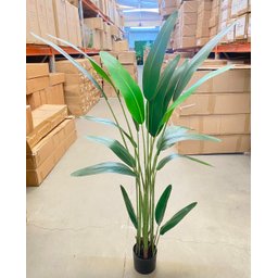 Bananeira Artificial Grande Folhas Planta Decoração 150cm - 6