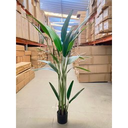 Bananeira Artificial Grande Folhas Planta Decoração 150cm - 8