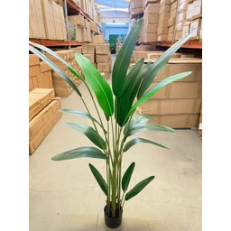 Bananeira Artificial Grande Folhas Planta Decoração 150cm - 2