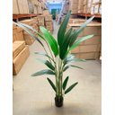 Ver imagem 5 de Bananeira Artificial Grande Folhas Planta Decoração 150cm