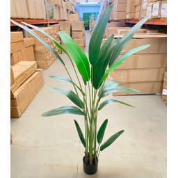 Bananeira Artificial Grande Folhas Planta Decoração 150cm - 7