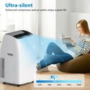 Ver mais imagens de Takywep Ar Condicionado Portátil 14000 Btu Branco com Controle