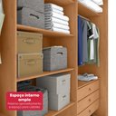 Ver imagem 6 de Guarda Roupa Casal MDF Lopas Ollie 3 Portas Espelho Pés Amên/Off