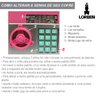 Mini Cofre Eletrônico Digital Senha 4 Dígitos Notas e Moedas Preto Lorben - 4
