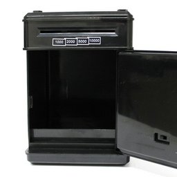 Mini Cofre Eletrônico Digital Senha 4 Dígitos Notas e Moedas Preto Lorben - 3