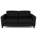 Ver imagem 2 de Sofá Sala de Estar Living 4 Lugares 280cm Presley Pés Madeira Couro Preto G52 - Gran Belo
