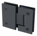 Ver imagem 1 de Dobradiça Inox GV48 180°1010 para Porta de Vidro e Box - Vidro/Vidro Preta