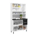 Ver imagem 5 de Cozinha de Aço Compacta 6 Portas 2vid Preto Branco Bertolini