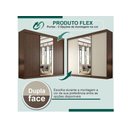 Ver imagem 4 de Guarda Roupa Garibaldi 3 Portas de Correr e 6 Gavetas com Espelho Valverde Cinamomo Off