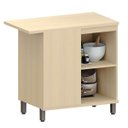 Ver imagem 3 de Balcão Canto Reto para Cozinha 1 Porta Mdp/mdf Aurora Carvalho