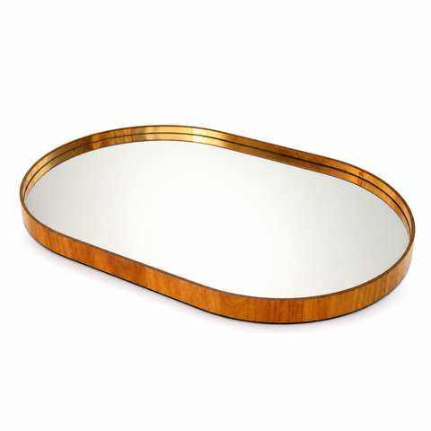 Bandeja Jade – Amadeirada/Espelhada