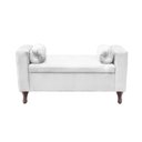 Ver imagem 1 de Recamier Baú Félix 120cm Suede Bege - Dominic Decor Felix