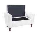 Ver imagem 3 de Recamier Baú Félix 120cm Suede Bege - Dominic Decor Felix