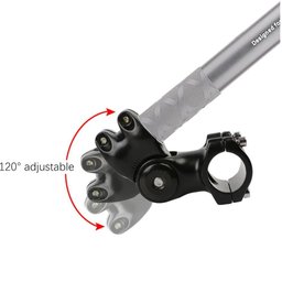 Suporte em Alumínio para Guidão para Insta360 e Gopro Max - 4