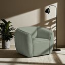 Ver imagem 2 de Poltrona Decorativa Premium Provença Bouclé Verde Claro - Nexta Casa