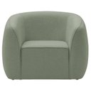 Ver imagem 6 de Poltrona Decorativa Premium Provença Bouclé Verde Claro - Nexta Casa
