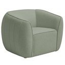 Ver imagem 1 de Poltrona Decorativa Premium Provença Bouclé Verde Claro - Nexta Casa