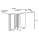 Ver imagem 4 de Mesa Jantar Natali 120 4 Cadeiras Nina Linho - Henn