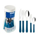 Ver imagem 1 de Faqueiro Inox 20 Peças Leme Cabo Plástico Azul - Tramontina 23198918