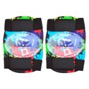 Ver imagem 4 de Kit Capacete Infantil com Joelheiras e Cotoveleiras Dm Radical Preto -esportes Radicais +6 Anos