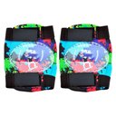 Ver imagem 3 de Kit Capacete Infantil com Joelheiras e Cotoveleiras Dm Radical Preto -esportes Radicais +6 Anos