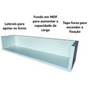 Ver imagem 2 de Kit 2 Prateleiras Livros - Branca - 600 X 115 X 165