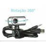 Webcam com Microfone Brazil Pc V4 Cabo 1.5m Preto/prata - 2