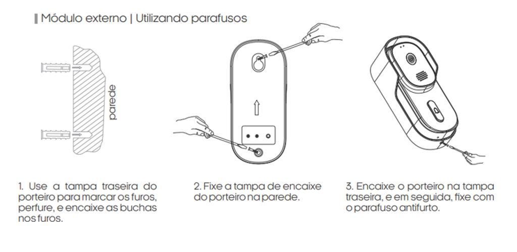 Vídeo Campainha Porteiro Eletronico Touch Wifi - 5