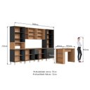 Ver imagem 2 de Armario de Cozinha Modulada Completa 7 Peças com Bancada 360cm Isabelle Delmarco