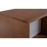 CÔMODA PEQUENA 3 GAVETAS DE MADEIRA MACIÇA SIDERAL CAPUCCINO E ROSA CORAL 90X40X79,5CM - 5