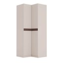 Ver imagem 3 de Guarda Roupa de Canto Reto Planejado com Portas Corino Hera CabeCasa MadeiraOriginals Off White