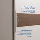 Ver imagem 6 de Guarda Roupa de Canto Reto Planejado com Portas Corino Hera CabeCasa MadeiraOriginals Off White