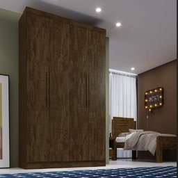 Guarda Roupas Manaus 4 Portas Solteiro Salleto Moveis - 2