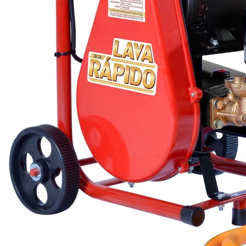 Lavadora de Alta Pressão Motor 1,0 CV Vazão 14 L/Min 320 PSI LR-14 ZM - 3