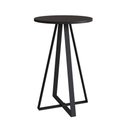 Ver imagem 2 de Mesa Lateral de Apoio com Pés Metálicos 40x40cm 27939 Artesano - Preto
