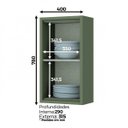 Ver imagem 3 de Armário Aéreo 1 Porta Lyra Móveis Henn