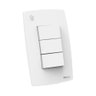 Conjunto Interruptor 3 Teclas Simples Reale Enerbras - 1