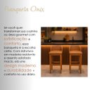 Ver imagem 3 de Kit 3 Banqueta Ilha Madeira Estofada com Encosto Banco Bar Cozinha Gourmet