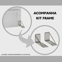 Ver imagem 3 de Cabeceira Opala Cama Box King 193cm Linho Capuccino