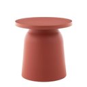 Ver imagem 1 de Mesa Lateral de Apoio Minimalista Amanhecer Rivatti 47 Cm (largura) em Polipropileno Laranja
