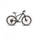 Ver imagem 1 de Bicicleta 29 Pulse Cambio Absolute 1x12 Freio Disco Hidraulico Cubo K7 Grafite/ades Verde Branco