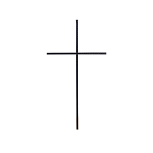 Cruz de Cristo em Ferro 20cm Cruz de Oxalá